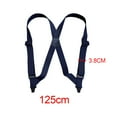 thumbnail image 4 of Fashion Men Suspenders Comfortable Elastic Trousers Lightweight Adjustable Pants Navy Blue, 4 of 8