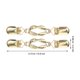 thumbnail image 4 of ColoMX 2 Piezas Clip de Cárdigan Elegante Clips de Chal de Suéter Retro Broches de Broche Vintage Clips de Cierre de Suéter Elegantes para Vestidos y Camisas Clips de Cadena de Cuello, 4 of 8