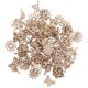 thumbnail image 1 of 100pcs Cartoon Wooden Pieces Creative Flower Bird Natural Wood Plate Decor for DIY Crafts Making (No 2 Style Mixed), 1 of 2
