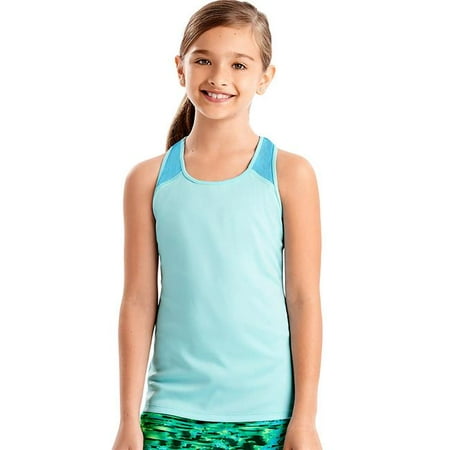 - Small Sport Girls Performance Tank, Turquoise Tint