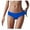 Blue, variant on Breathable Ice Silk Women's Underwear – Solid Color Midwaist Cheeky Panties with Tummy Control, Soft No-Show Eversoft Design