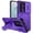 Purple, variant on Case for Samsung Galaxy A17 4G / 5G / A26 5G 6.7" with Invisible Fold Holder Stand, Magnetic Wireless Charging,Sliding camera casing,Shockproof Dropproof Tough Rugged Protective Case Cover,Blue