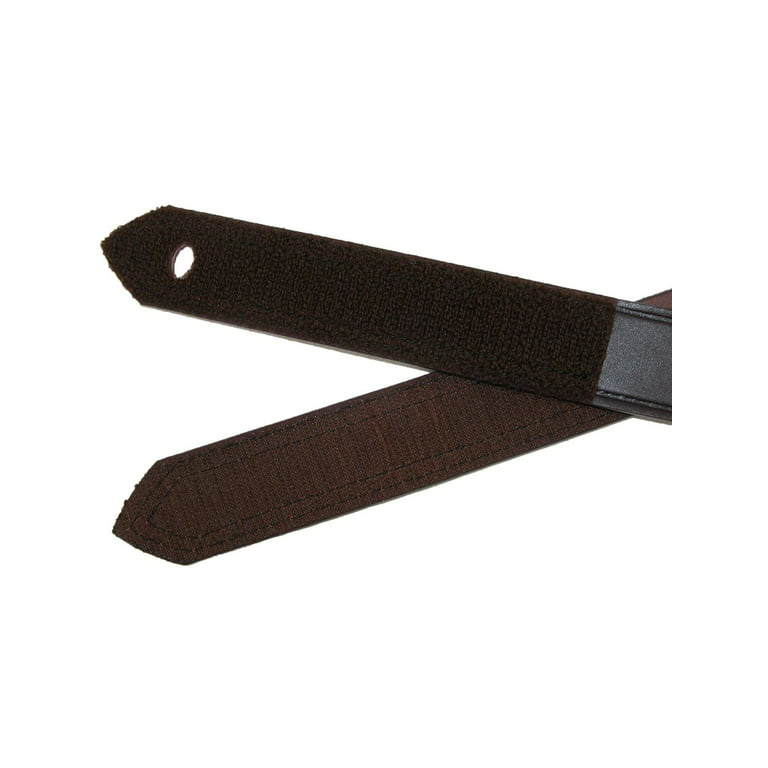 Boston Leather Men's Leather Garrison Belt With Hidden Elastic Stretch :  Target