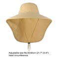 thumbnail image 5 of Women Fishing Cap Wide Brim Sun Hat With Neck Flap For Travel Camping Hiking Boating, 5 of 7