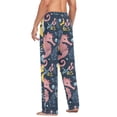 thumbnail image 6 of Seahorse Bubble Men's Pajama Pants with Pocket Lounge Pants Pajama Sleep Pant Pj Comfortable, 6 of 7