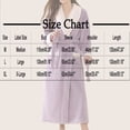 thumbnail image 3 of Fanxing Women's Shawl Collar Plush Robes Long Sleeve Thick Bathrobe with Belt and Pockets Warm Flannel Home Spa Robe Purple M, 3 of 4