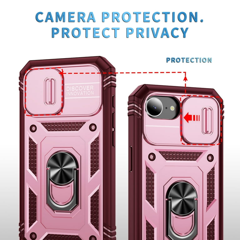 Dteck iPhone 16e/17e Case with Slide Camera Cover photo 2