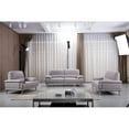 thumbnail image 3 of American Eagle Furniture Top Grain Leather Loveseat in Gray, 3 of 5