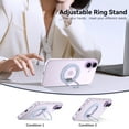 thumbnail image 5 of VENINGO for MagSafe Magnetic Phone Ring Grip - 360° Rotating Phone Ring Holder, Fit for iPhone 17 16 15 14 13 12, Pro, Pro Max, Plus, Mag-Safe Accessories,Purple, 5 of 8