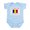 Sky Blue, variant on CafePress - I Love My Romanian Dad Infant Bodysuit - Baby Light Bodysuit, Size Newborn - 24 Months