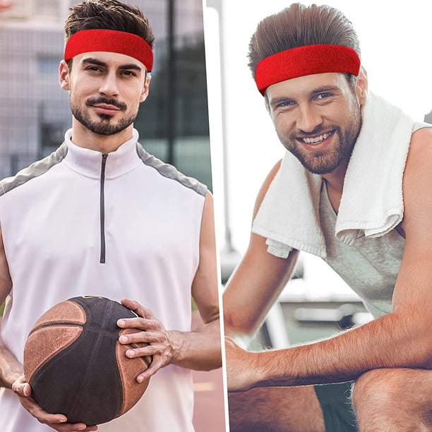 Diademas Deportivas Absorbentes - Algodón Para Tenis, Correr, Gimnasio