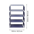 thumbnail image 2 of unbranded  Shoe Rack Boxes Display Adjustable Stores Homemade Stackers Work Blue, 2 of 8