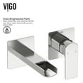 thumbnail image 3 of VIGO Atticus Single Handle Wall Mount Bathroom Faucet in Chrome, 3 of 11