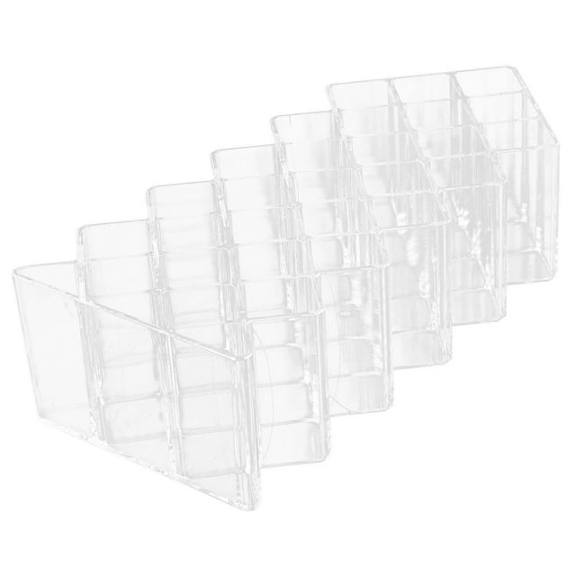 Lipstick Organizer Holder Fish Type Desktop Cosmetics Rack Multi Grid Storage Organizer For Cosmetics Tools 25 5X11 7X6 5CM 1Pcs