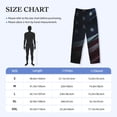 thumbnail image 4 of Lsque American Flag Waving Print Print Men's Pajama Pants, Lounge Pant - Comfortable Home Wear,Elastic Waistband, Stylish Design-XX-Large, 4 of 9