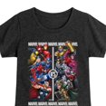 thumbnail image 3 of Marvel - Heroes Vs Villains - Toddler And Youth Girls Fitted Short Sleeve Graphic T-Shirt, 3 of 5