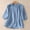 A1-Blue, variant on Embroidered Cotton Linen Blouse Solid Blouses Mexican Blouse Flowy Embroidered Peasant Tops Henley Neck Summer Shirts Cotton Linen Top Flowy Shirts Cotton Linen Blouse Tunic Blouse Blue L