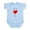 Sky Blue, variant on CafePress - Nonnie Loves Me Body Suit - Baby Light Bodysuit, Size Newborn - 24 Months