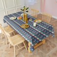 thumbnail image 3 of Boho Bohemia Geometric Line Art Rectangle Tablecloth 60"x102",Waterproof Polyester Rectangle Table Cloth, Wipeable Spillproof Polyester Tablecloth for Dining, Camping, Indoor and Outdoor, 3 of 6
