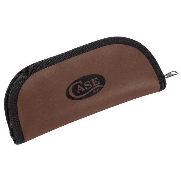 CASE XX Knives Taco-Style Dark Brown Leather Storage Pouch
