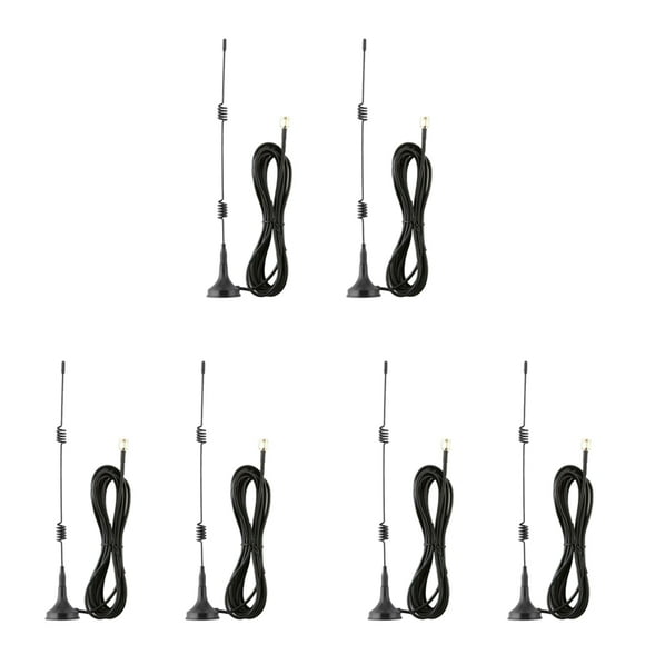 3X 7DBi 2.4G/5G/5.8G Wifi Antenna Booster Aerial Extension Cable Wireless for IP Cam