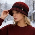 thumbnail image 2 of QHFBli Women's Winter Knit Hat Lined Warm Style Ear for Cold Weather Daily Use, 2 of 4