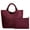Ankela Red, variant on Woven Hobo Bag For Women Neoprene Tote Bag Large Capacity Handbag Patchwork Handmade Casual Shoulder Bags