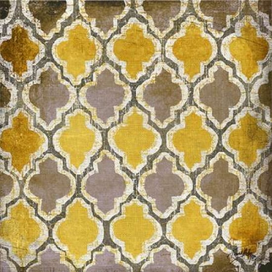 Yellow and Gray Modele II Canvas Art - Elizabeth Medley ()