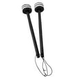 thumbnail image 5 of 2 Pieces Felt Mallet Drum Mallets Felt Head Mallets with Lanyard Bass Percussion 30cm white Black, 5 of 8