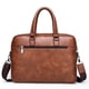 thumbnail image 3 of Bolso de mano para hombre, moderno bolso de hombro horizontal, moderno bolso de negocios tipo bandolera para hombre, maletín para ordenador, 3 of 6