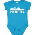thumbnail image 3 of Inktastic Philadelphia Skyline Grunge Boys or Girls Baby Bodysuit, 3 of 5