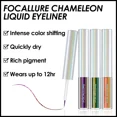 thumbnail image 5 of FOCALLURE Chameleon Liquid Eyeliner,Intense Color Shifting Eyeliner PenSmudge-proof,Longwearing with Ultra-Fine Tip,MANTA, 5 of 7