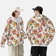 thumbnail image 5 of Picia Pineapple Flower Women's Men's UPF 50+ Sun Protection Hoodie Shirt Long Sleeve SPF Fishing Outdoor UV Hiking Lightweight Shirts-3X-Large, 5 of 9