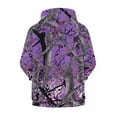 thumbnail image 2 of chaqlin Purple Camo Hunting Hoodies for Boys Girls Size 11-13 Trendy Y2K Full-Zip Hoodies Sweatshirts Kids Sport Coat Fall/Winter Hooded Jacket with Pockets, 2 of 7