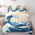 thumbnail image 1 of YST Japanese Style Comforter Set with Sheets 7-Piece Bedding Set, Twin Size (1 Comforter, 2 Sheets, 2 Pillowcases, 2 Throw Pillow Covers), 1 of 5