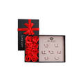 thumbnail image 1 of Flores Rojas Eternas Y 7 Pares De Pendientes, Mujeres Regalo Xtellar rojo, 1 of 3