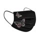 thumbnail image 2 of Paquete de 50 mascarillas con estampado de mariposas para adultos, mascarilla desechable de 3 capas para protección facial completa, A, 2 of 4