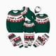 thumbnail image 1 of Conjunto de pijama de árbol de Navidad verde con mangas largas para toda la familia, 1 of 5