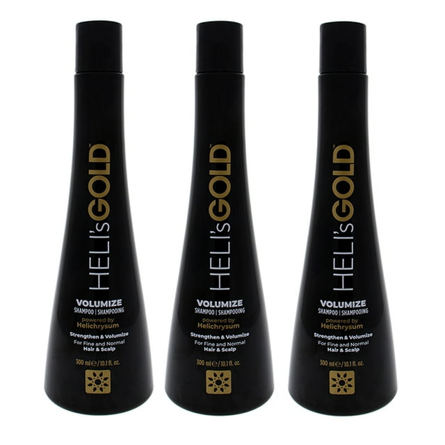 Shampooing Volumisant par Helis Gold pour Unisexe - 10.1 oz Shampooing - Lot de 3