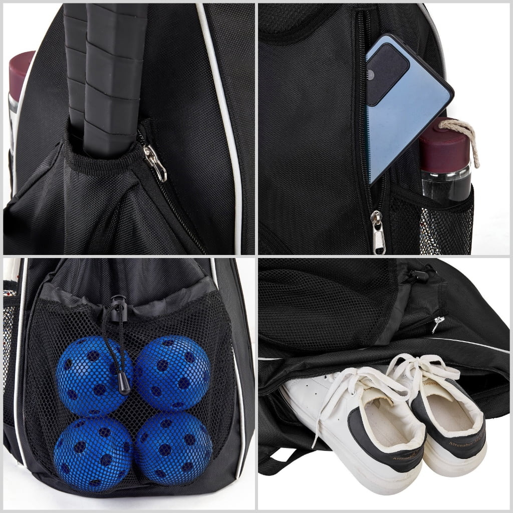 Pickle Ball Bag for Man Pickle Ball Backpack Adjustable Tennis Bag Pickle Ball Paddle Bag Pickle Ball Paddle Backpack