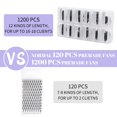 thumbnail image 3 of Ventiladores falsos prefabricados de Eyelashes WENDY LASHES, 1200 unidades, volumen 16D, 3 of 7