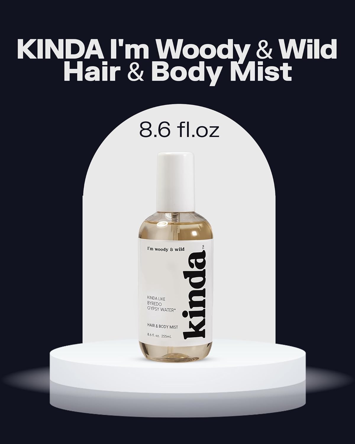 Kinda Woody & Wild Hair & Body Mist for Women, 8.6 fl oz photo 4