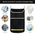 thumbnail image 4 of Kabuer Hanging Laundry Hamper Bag, Door Hanging Hamper for Convenient Laundry Storage, Black, 4 of 6