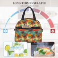 thumbnail image 4 of Honeii Colorful Hawaii Palms Print Lunch Box,Insulated Lunch Bag,Lunch Tote Bags,Leakproof Cooler Lunch Case for Travel Work Picnic, 4 of 7