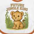 thumbnail image 4 of Inktastic Cute Future Jungle King Lion Cub Illustration Boys or Girls Baby Bib, 4 of 4