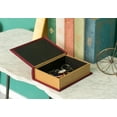 thumbnail image 3 of Decorative Vintage Book Shaped Trinket Storage Box, 3 of 7