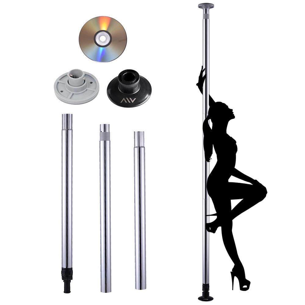 AW® Removable Dance Pole Full Kit Package Exercise Club Party Weight ...