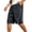 Black, variant on EOYWHK Mens Cargo Shorts Quick Dry with Pockets Elastic Waist Cargo Shorts for Men Relaxed Fit Soft Lightweight Breathable for Basketball Black, Size L