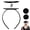 Black 1pcs, variant on Graduation Cap Headband, Secure Grad Cap Upgrade Insert Hairband, Protect Hairstyle Hat Accessories for Graduates Gift, Class of 2026(Clear 1pcs)