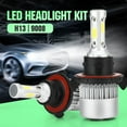thumbnail image 2 of For Jeep Wrangler 2007 2008 2009 Headlights,9008 H13 LED High/Low Beam+9006 led fog light 4pc, 2 of 10
